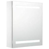 vidaXL Badkamerkast met spiegel en LED 50x13,5x60 cm - thumbnail