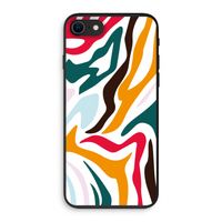 Colored Zebra: iPhone SE 2020 Biologisch afbreekbaar hoesje