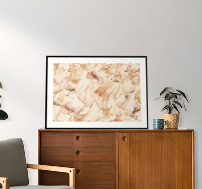 Aquarel met wit frame poster abstract