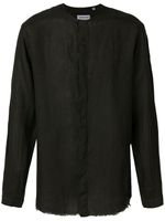 Costumein raw hem shirt - Noir