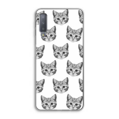 Kitten: Samsung Galaxy A7 (2018) Transparant Hoesje