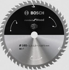 Bosch Accessories Bosch Power Tools 2608837683 Hardmetaal-cirkelzaagblad 165 x 15.875 mm Aantal tanden: 48 1 stuk(s)