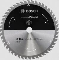 Bosch Accessories Bosch 2608837683 Hardmetaal-cirkelzaagblad 165 x 15.875 mm Aantal tanden: 48 1 stuk(s)