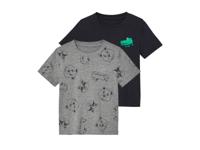 lupilu 2 kinder T-shirts (Donkerblauw/grijs, 110/116)