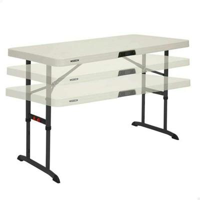 Vouwtafel Lifetime Lifetime 122 x 86 x 61 cm Crème Staal Plastic