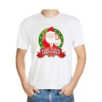Foute kerstkleding t-shirt Merry Fucking Christmas voor heren