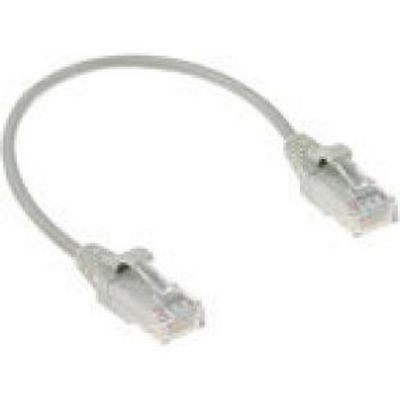 ACT Grijze 1.5 meter LSZH U/UTP CAT6 datacenter slimline patchkabel snagless met RJ45 connectoren