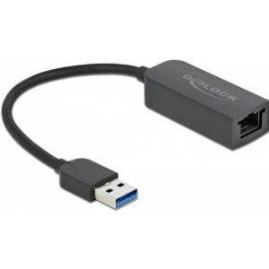 Delock 66646 Adapter USB Type-A male naar 2,5 Gigabit LAN compact