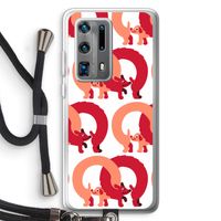 Dogs: Huawei P40 Pro Plus Transparant Hoesje met koord