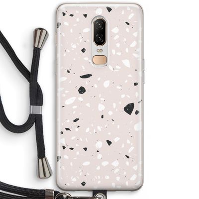 Terrazzo N°20: OnePlus 6 Transparant Hoesje met koord
