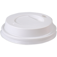 Deksel | PS | met drinkgat | Ø73mm | wit | 2000 stuks