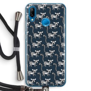 Makis: Huawei P20 Lite Transparant Hoesje met koord