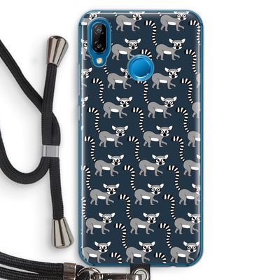 Makis: Huawei P20 Lite Transparant Hoesje met koord