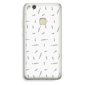 Hipster stripes: Huawei Ascend P10 Lite Transparant Hoesje