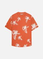 Off The Pitch Off Mark Oversized T-Shirt Heren Oranje - Maat XS - Kleur: Oranje | Soccerfanshop