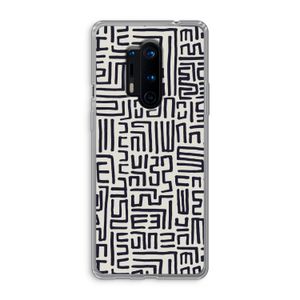Moroccan Print: OnePlus 8 Pro Transparant Hoesje