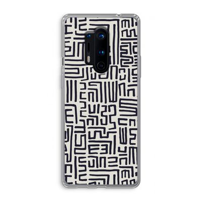 Moroccan Print: OnePlus 8 Pro Transparant Hoesje