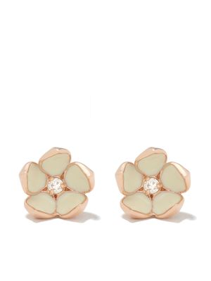 Shaun Leane puces d'oreilles Cherry Blossom à ornements - Rose