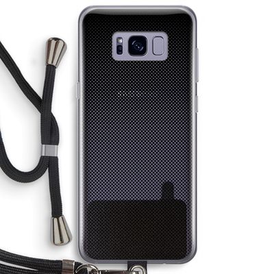 Musketon Halftone: Samsung Galaxy S8 Plus Transparant Hoesje met koord