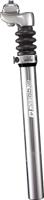 Telescopische verende zadelpen Ergotec Glide ø27.2 mm / 350 mm - zilver (4016538098408)