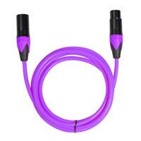 XRL male naar Female microfoon mixer audio kabel lengte: 1M (paars)