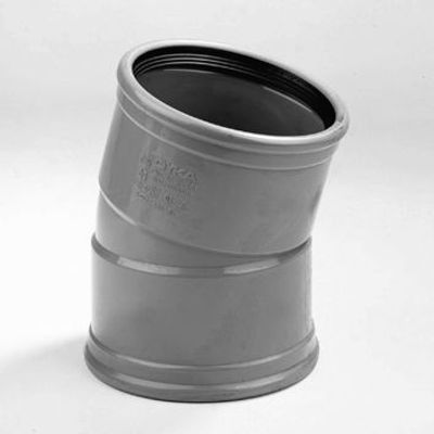 Bocht manchet 125mm mof/mof 15