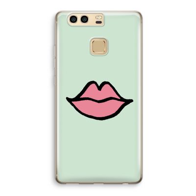 Kusje: Huawei P9 Transparant Hoesje