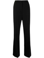 Moschino pantalon droit à taille haute - Noir