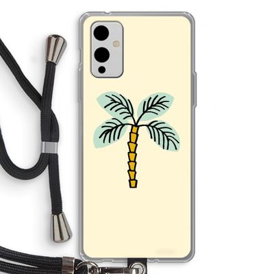 Palmboom: OnePlus 9 Transparant Hoesje met koord