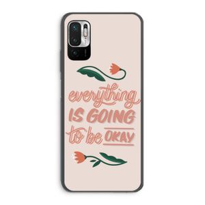 Optimistic flower girl: Xiaomi Redmi Note 10 5G Transparant Hoesje