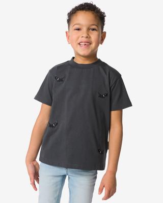 HEMA Takkie kinder T-shirt donkergrijs (donkergrijs)