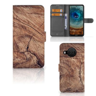 Nokia X10 | Nokia X20 | Book Style Case | Tree Trunk