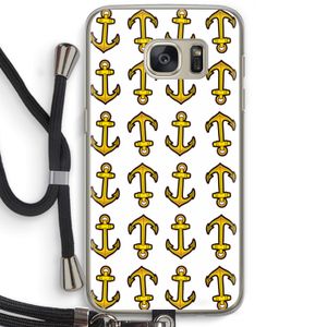 Musketon Anchor: Samsung Galaxy S7 Transparant Hoesje met koord