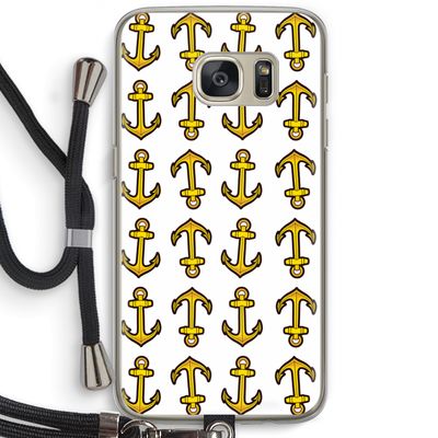 Musketon Anchor: Samsung Galaxy S7 Transparant Hoesje met koord
