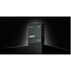Teltonika TSW304 Gigabit Ethernet (10/100/1000) Power over Ethernet (PoE) Zwart