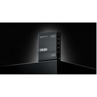 Teltonika TSW304 Gigabit Ethernet (10/100/1000) Power over Ethernet (PoE) Zwart