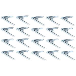 Benson Zeilklem - 20x - 15 cm - zeilclip - metaal - 15 cm