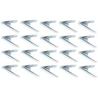 Benson Zeilklem - 20x - 15 cm - zeilclip - metaal - 15 cm