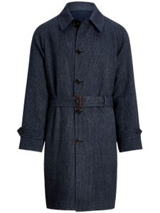 Polo Ralph Lauren trench à boutonnière - Bleu