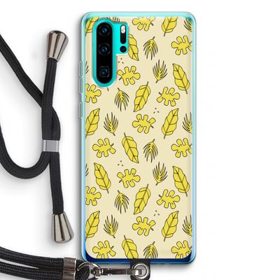 Herfst: Huawei P30 Pro Transparant Hoesje met koord