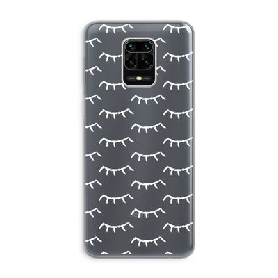 Wimpers: Xiaomi Redmi Note 9 Pro Transparant Hoesje