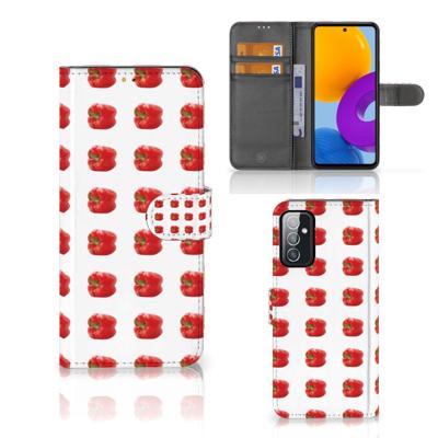 Samsung Galaxy M52 | Book Cover | Paprika Red