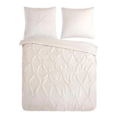 Dekbedovertrek Chesterfield Zand Luxe 140x200 Cm Anti Allergie & Anti Huisstofmijt Pure - Dekbed-Discounter.nl