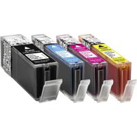 Basetech Inktcartridge vervangt Canon PGI-550PGBK XL, CLI-551C XL, CLI-551M XL, CLI551Y XL Compatibel Combipack Zwart, Cyaan, Magenta, Geel BTC89 1518,0050-126 - thumbnail