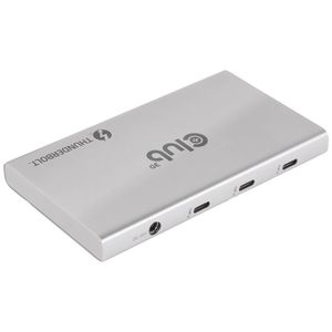 club3D CSV-1580 USB-C (USB 3.2 Gen 2) multiport hub Zilver