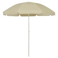 VidaXL Strandparasol 240 cm zandgeel