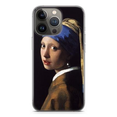 The Pearl Earring: iPhone 13 Pro Transparant Hoesje