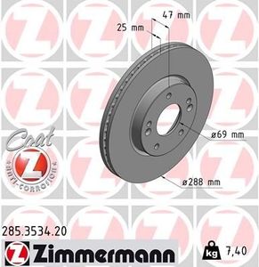 Remschijf COAT Z 285353420