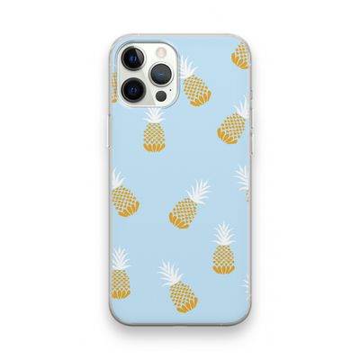 Ananasjes: iPhone 12 Pro Transparant Hoesje