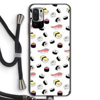 Sushi time: Xiaomi Redmi Note 10 5G Transparant Hoesje met koord